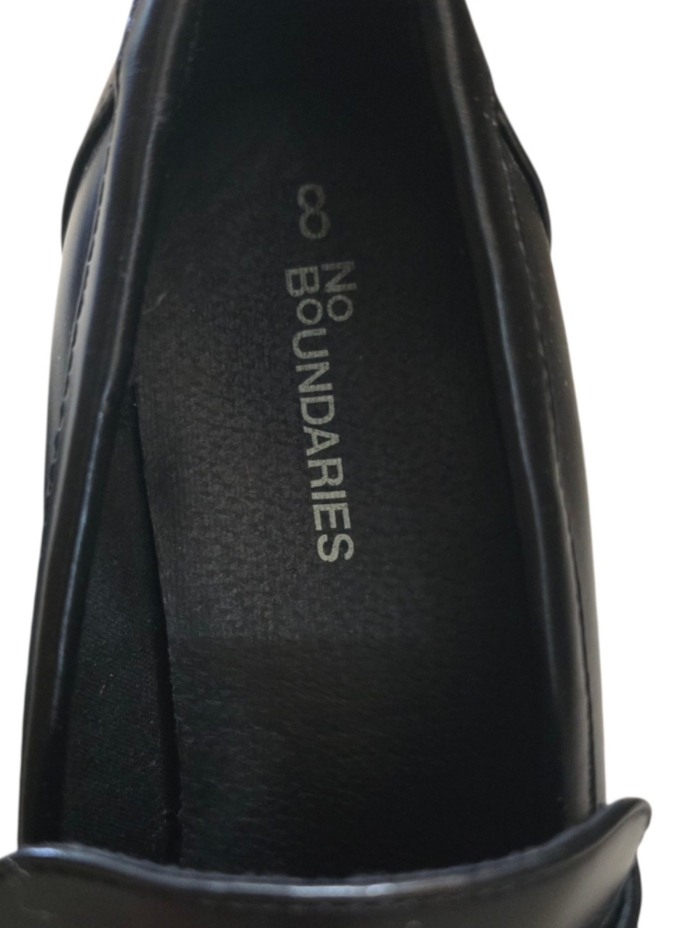 No Boundaries Black Platform Penny Loafers - Picture 5 of 8